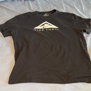Nike Trail Black Short Sleeve Tee